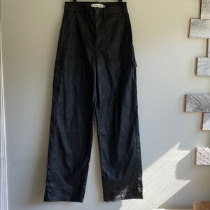 Hidden Los Angeles Women's Black LOGAN Carpenter Dad Jeans Size 25
